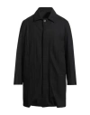 Paltò Man Coat Black Size 44 Virgin Wool, Polyurethane, Elastane In Black