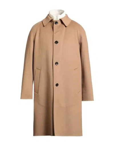 PALTÒ PALTÒ MAN COAT CAMEL SIZE 40 WOOL, NYLON