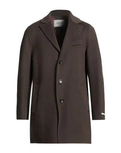 Paltò Man Coat Dark Green Size 40 Wool, Nylon