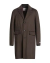 Paltò Man Coat Dark Green Size 42 Wool, Nylon