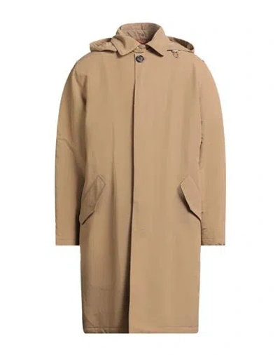 Paltò Man Coat Khaki Size 40 Polyester In Sand