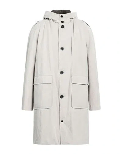 Paltò Man Coat Light Grey Size 42 Cotton, Polyester, Polyamide, Wool, Nylon