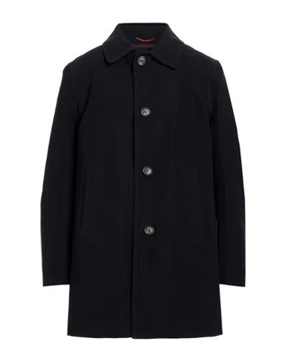 Paltò Man Coat Midnight Blue Size 42 Polyester, Polyamide