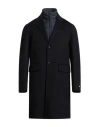 Paltò Man Coat Midnight Blue Size 44 Wool, Nylon
