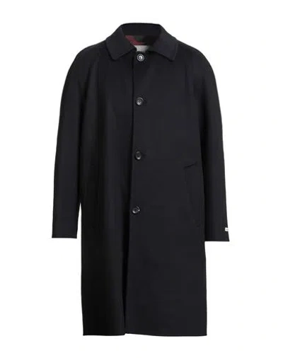 Paltò Man Coat Midnight Blue Size 44 Wool, Nylon