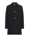 Paltò Man Coat Midnight Blue Size 46 Cotton