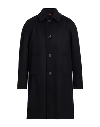 Paltò Man Coat Midnight Blue Size 46 Wool, Polyamide