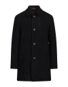 Paltò Man Coat Midnight Blue Size 46 Cotton In Blue