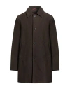 Paltò Man Coat Military Green Size 40 Cotton In Green