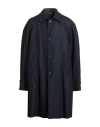 Paltò Man Coat Navy Size 40 Virgin Wool In Blue