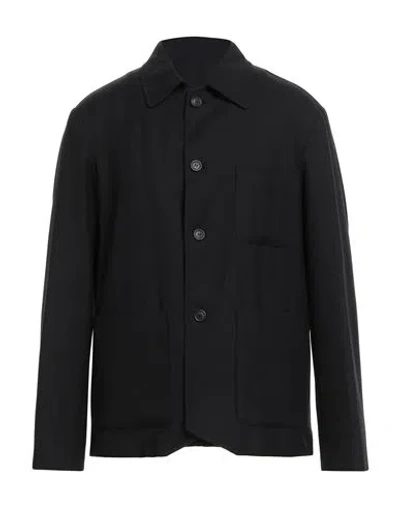 Paltò Man Jacket Black Size 40 Virgin Wool