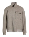 Paltò Man Jacket Grey Size 44 Wool, Nylon In Gray