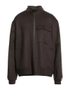 Paltò Man Jacket Military Green Size 50 Wool, Nylon In Brown