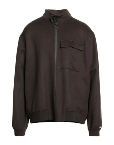 Paltò Man Jacket Military Green Size 50 Wool, Nylon