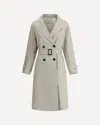 Paltò Marcella Trench Coat In Gray