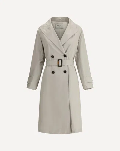 Paltò Marcella Trench Coat In Gray
