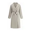 Paltò Marcella Trench Coat In Gray