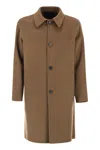 Paltò Maurilio Wool Coat In Brown