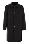 Paltò Maurilio - Wool Coat In Black