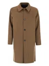 Paltò Maurilio Wool Coat In Brown