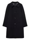 Paltò Maurilio Db Button-up Coat In Blue