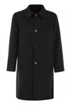 Paltò Maurilio Wool Coat In Black
