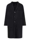 Paltò 'cameron' Wool-blend Coat In Black