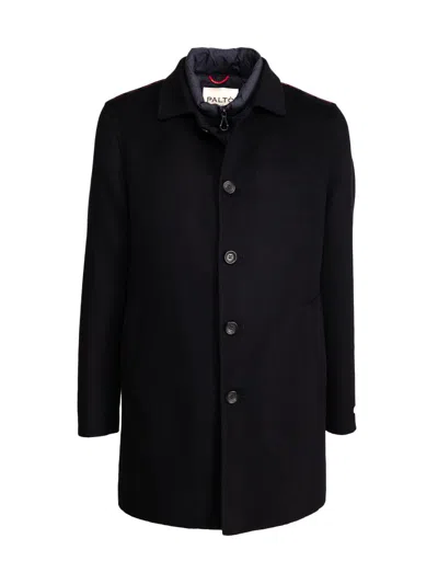 Paltò Men's Alfredo Layered Vest Top Coat In Blue