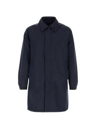 Paltò Mid Length Coat In Blue