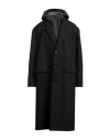 Paltò Middle Studio X  X Alba Optics Man Coat Black Size 42 Wool, Polyamide, Polyester In Black