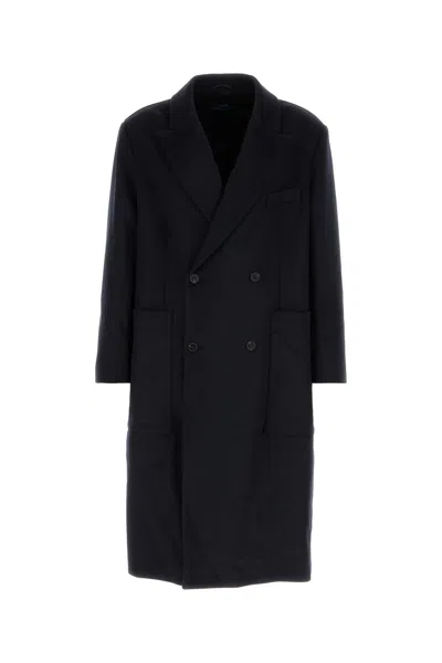 Palto' Midnight Blue Cashmere Ganzo Coat