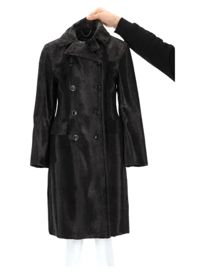 Paltò Palto Multicolour Women's Trench Coat In Black