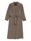 Palto' Paola Wool Coat In Brown
