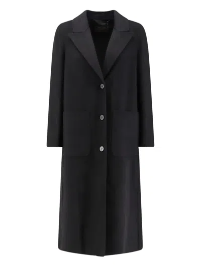 PALTÒ PATCH-POCKET PEAK-LAPELS COAT