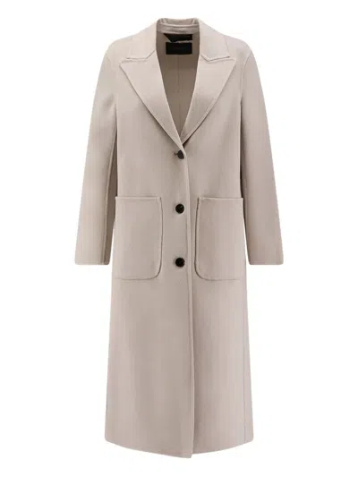 PALTÒ PEAK LAPEL PATCH POCKET ELSA COAT