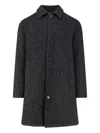 Paltò Cantuccio Single-breasted Wool Coat In Black