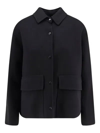 PALTÒ SUSANNA FLAP-POCKET POINTED-COLLAR JACKET