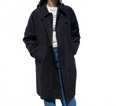 Paltò Terme Trench Coat In Black