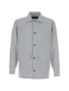 Paltò Three Pockets Jacket In White