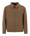 Palto' Paltò Vieri Bomber Jacket In Brown