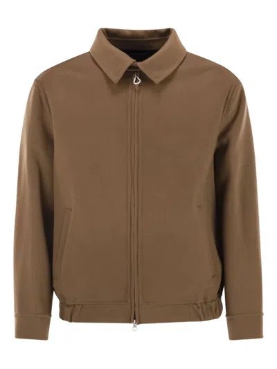 Paltò Vieri Zip-fastening Jacket In Brown