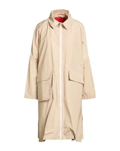 Paltò Violetta Lize Woman Overcoat & Trench Coat Beige Size 6 Polyester, Cotton In Brown