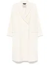 Paltò Arianna Wool Coat In White