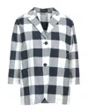Paltò Woman Blazer Black Size 6 Cotton, Polyester In Black