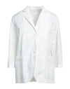 Paltò Woman Blazer White Size 6 Cotton