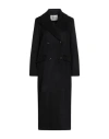 Paltò Woman Coat Black Size 10 Cashmere In Black