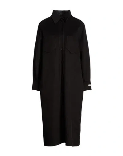 Paltò Woman Coat Black Size 10 Wool, Nylon