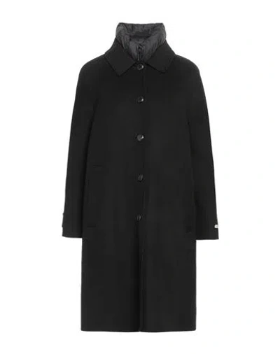 Paltò Woman Coat Black Size 10 Wool, Nylon, Polyester