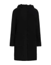 Paltò Woman Coat Black Size 8 Wool, Polyamide, Cashmere
