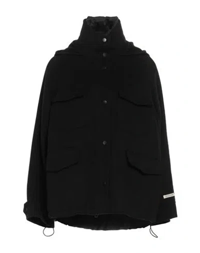 Paltò Woman Coat Black Size 8 Wool, Polyester